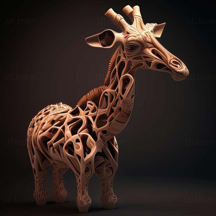 3D модель Джума жирафа (STL)